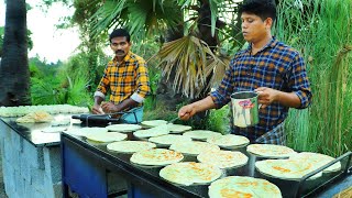 PAROTTA  How To Make Soft Layered Paratha  Kerala Paratta  Cooking in Village [upl. by Levitus]