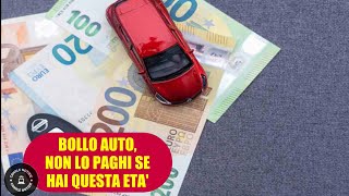 BOLLO AUTO chi ha questa età non lo paga Lo sconto più grande mai visto [upl. by Durward851]