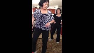 John Travolta quotStaying Alivequot dance steps from my Ate Yoly [upl. by Huberman]