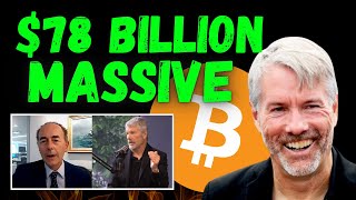 BITCOIN  MICHAEL SAYLOR SAYS HE WOULD PAY 180000 FOR 1 BITCOIN 78 BILLION IN CASH [upl. by Llerrehs]