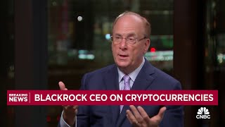 BlackRock CEO Larry Fink Bitcoin ETF approvals are stepping stones towards tokenization [upl. by Niawat]