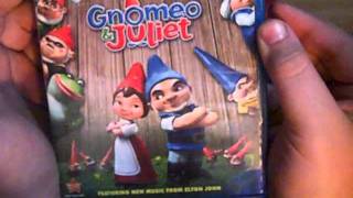 Gnomeo and Juliet Bluray Unboxing [upl. by Oberheim]