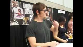 Norman Reedus Being Cute at Comikaze Expo 91512 [upl. by Aimar630]