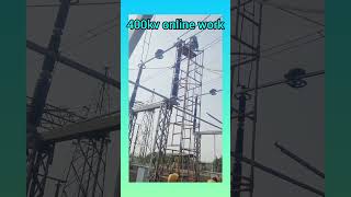 400kv voltage online work [upl. by Kcirdnekel201]