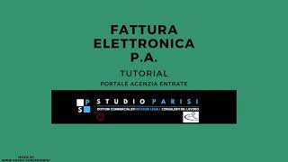 Fattura elettronica PA regime forfettario  Tutorial completo sito Agenzia Entrate [upl. by Odlaumor415]