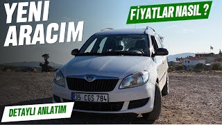 İZMİRKEMALPAŞA AÇIK OTO PAZARINDAN ARABA ALDIM SKODA ROOMSTER [upl. by Mharba]