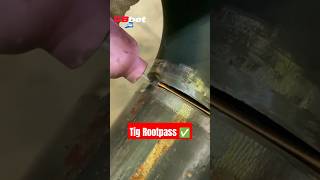 Tig Welding Rootpass 🤍✅ tig Mig shorts views subscribe [upl. by Dolly708]