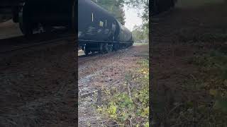 Aberdeen amp Rockfish RR train in Arabia North Carolina Recorded by my moms friend [upl. by Atileda]