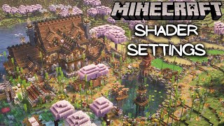 My Current Minecraft Shader Settings [upl. by Sidwell]