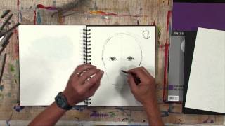 DalerRowney  Simply Sketching  How to sketch a human face [upl. by Hnoj]