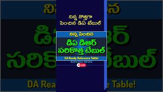 నిన్న పెంచిన డిఏ టేబుల్ pendingdas pendingdabills tsnews [upl. by Joeann]