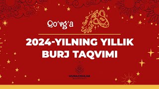 2024Yilning Yillik Burj Taqvimi [upl. by Anos962]