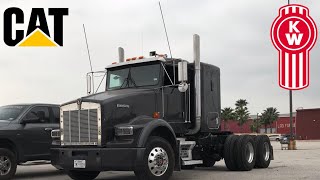 6in straight pipe LOUD JAKE BRAKE  CAT 6NZ kenworth [upl. by Ahsenhoj]