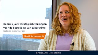 Wat doet een beleidsmedewerker  Cybercrime [upl. by Ariaek]