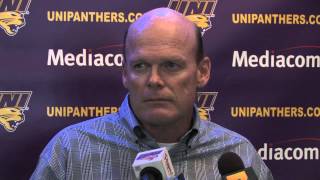 UNI Football Press Luncheon  Nov 3 2014  recapUNI playing best nowimportance of game [upl. by Sender]