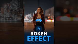 Create bokeh effect blur background in Photoshop [upl. by Norrahc]