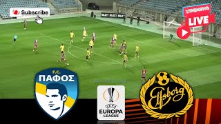 Pafos FC vs Elfsborg 🔴Live Match Today⚽🎬 [upl. by Guimar602]