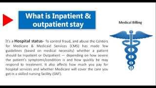 Medical Billing What is Inpatient and Outpatient [upl. by Arayc]