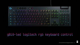 Logitech RGB led control FR [upl. by Fedak949]