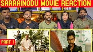 Reaction On Sarrainodu Full Hindi Dubbed Movie  Allu Arjun Part 1 [upl. by Vinia224]