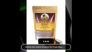 Rastaman Stew Jamaican Sarsaparilla Root Powder Organic 113 Gram  Organic Smilax Supreme Bark Te [upl. by Elora]