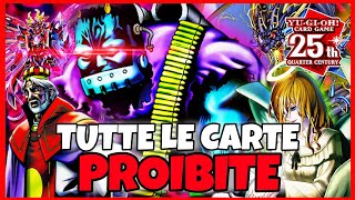 TUTTE LE CARTE PROIBITE  Perchè sono BANNATE e possono TORNARE Yugioh ITA SETTEMBRE 2023 [upl. by Reddin]