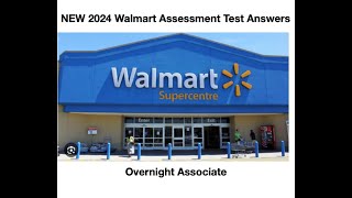 Walmart Assessment amp Answers 2024  Overnight Associate [upl. by Rustice]