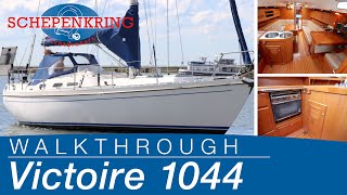 VICTOIRE 1044 for sale  Yacht Walkthrough   Schepenkring Lelystad  4K [upl. by Mairim]