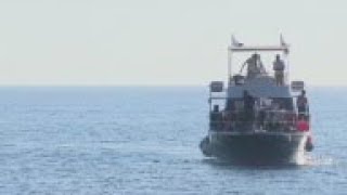 MSF vessels picks up migrants [upl. by Nohsram]