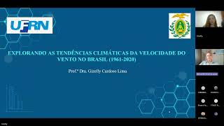 Evolução da velocidade do vento observada no Brasil entre 1961 e 2020 Palestra [upl. by Armmat]