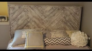 How To Make A Headboard From Recycled Pallets [upl. by Ab]