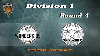 Atlasbasket  Div 1Round 4  WONDER KIDS vs SOUTHERNS [upl. by Kliment]