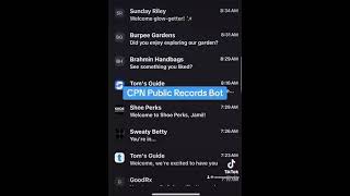 CPN Public Records Bot Services cpns shorts [upl. by Nali]