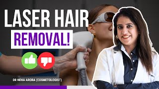 Laser Hair Removal  How does it work  laserhairremoval  360 Wellness Clinic  Dr Neha Arora [upl. by Aicella]