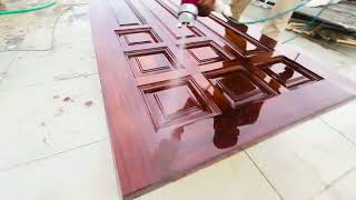 How to Wood Pu Polish Emporio Clear Gloss Spray Full Work Polish 2024 mintupaintkiduniya [upl. by Maker]