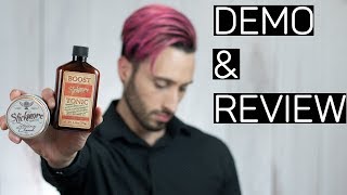 NEW STICKMORE DROPS  Boost Tonic amp Styling Cream  DEMO amp REVIEW [upl. by Letnohs245]