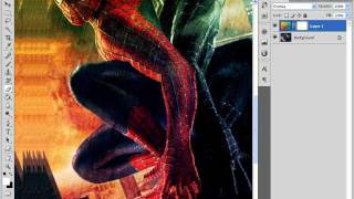 Tutorial on applying Texture on an image in Photoshop CS4 [upl. by Adelpho]