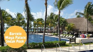 Barcelo Maya Palace Family All Inclusive Riviera Maya Resort Tour [upl. by Ennaecarg190]