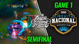 Coscu Army vs Aetherial Esports  SEMIFINAL  GAME 1 bo3  CIRCUITOS NACIONALES ARGENTINA [upl. by Kina]