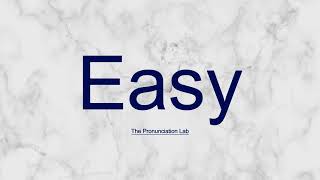 Easy Pronunciation How to Pronounce Easy — How to Say Easy [upl. by Ettenoitna]