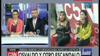 C5N  FARANDULA OSVALDO Y JIMENA BARON LA DENUNCIA [upl. by Ayarahs855]