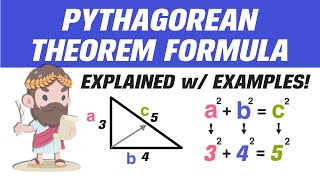 The Pythagoras Theorem Formula Explained with Examples [upl. by Eltsyrk]