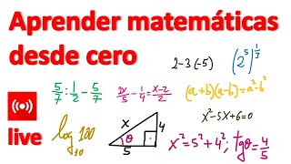 Cómo APRENDER MATEMÁTICAS desde cero Nivel Básico [upl. by Boys]