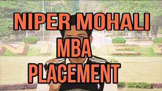 NIPER Mohali MBA Placement  pharma MBA Placement byVaibhav Sangle [upl. by Dredi]