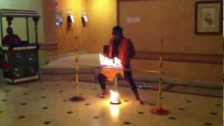 Paradise Island Bahamas  Fire Limbo Dancer [upl. by Neyuh]