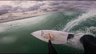 SEPTEMBER SWELL HITS CORNWALL POV SURF [upl. by Arocahs]