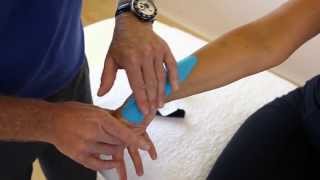 How to apply Kinesiology taping  Tendinitis of Wrist and forearm [upl. by Anagrom]