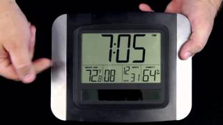 WT8029U Solar Powered Atomic Wall Clock [upl. by Ayiotal]