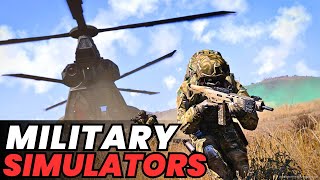 Top 20 Best Military Simulation Games You NEED in 2024  Best War Simulator Games For PC [upl. by Olram812]