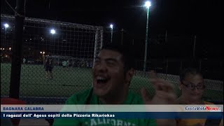 BAGNARA CALABRA I ragazzi dell Agess ospiti della Pizzeria Rikariokas [upl. by Meelas]